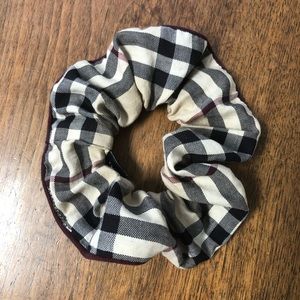 Auth Burberry Scrunchy Hair Accessories Nova Check